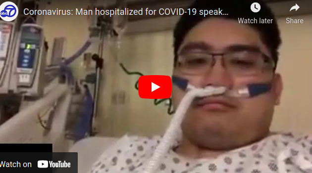 Two Videos of People with COVID-19, from Early 2020